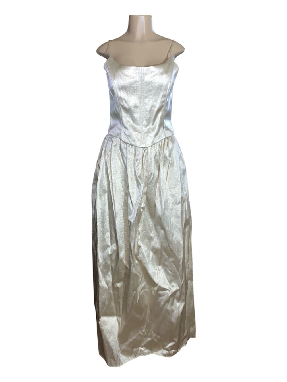 Jessica McClintock for Gunne Sax Gold Two-Piece Evening Skirt Set